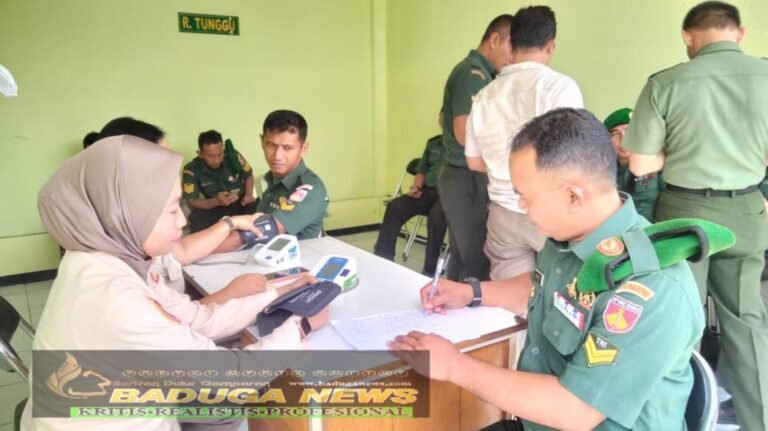 Korem Wijayakusuma Giat Laksanakan Uji Kesehatan Terhadap Prajurit dan PNS