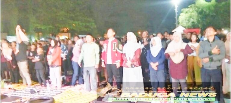 Antusias Nobar Timnas Garuda Bersama Cabup Fahmi-Dimas Diikuti Hingga Ribuan Warga di Purbalingga