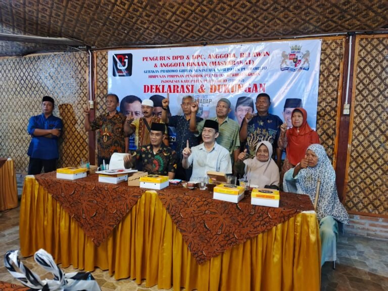 Relawan Prabowo Gibran Deklrasasi Dukung Yophi-Lukman Serta Luthfi-Yasin