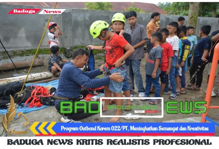 Program Outbond Korem 022/PT, Tingkatkan Semangat dan Kreativitas Anak Melalui Aktivitas Edukatif