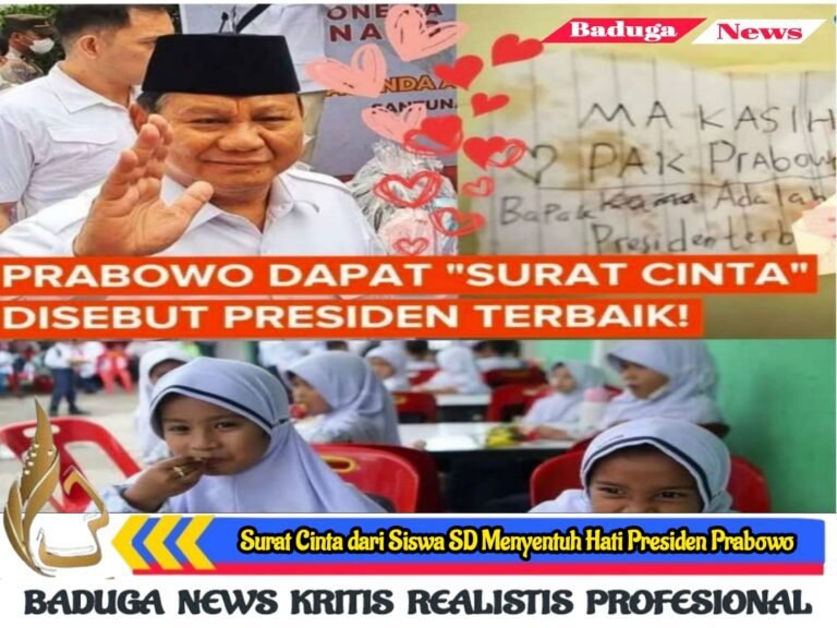 Surat Cinta dari Siswa SD Menyentuh Hati Presiden Prabowo pada Hari Pertama Program MBG