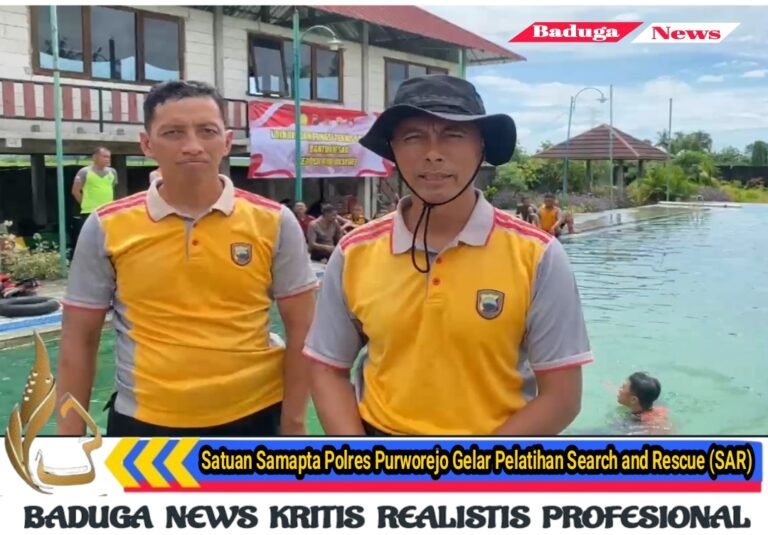 Satuan Samapta Polres Purworejo mengadakan Pelatihan Search and Rescue (SAR)