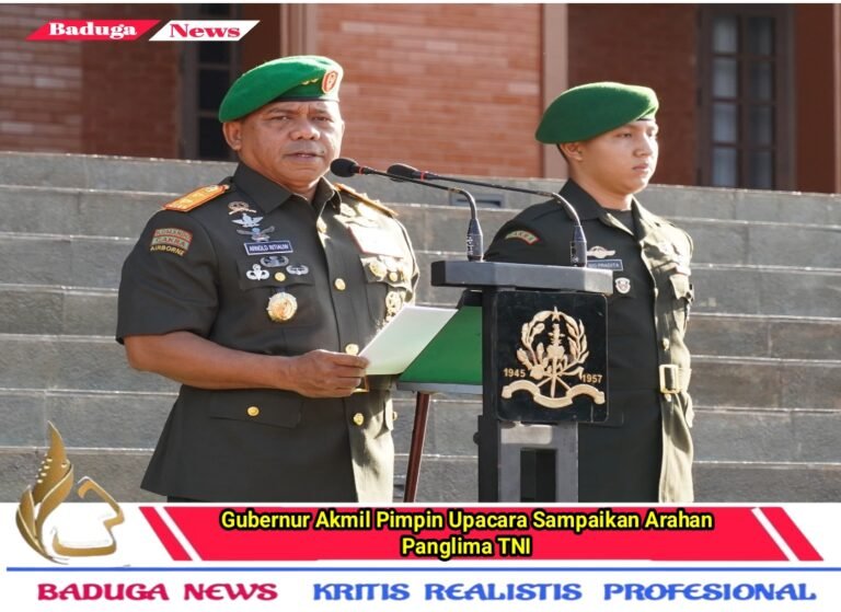 Gubernur Akmil Pimpin Upacara Sampaikan Arahan Panglima TNI