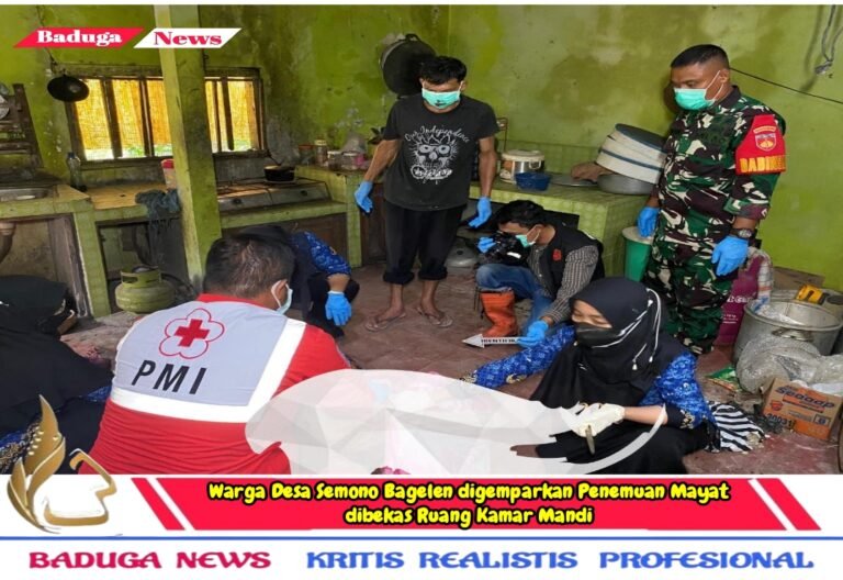 HR (40) Warga Desa Semono Bagelen Ditemukan Meninggal di Bekas Ruang Kamar Mandi