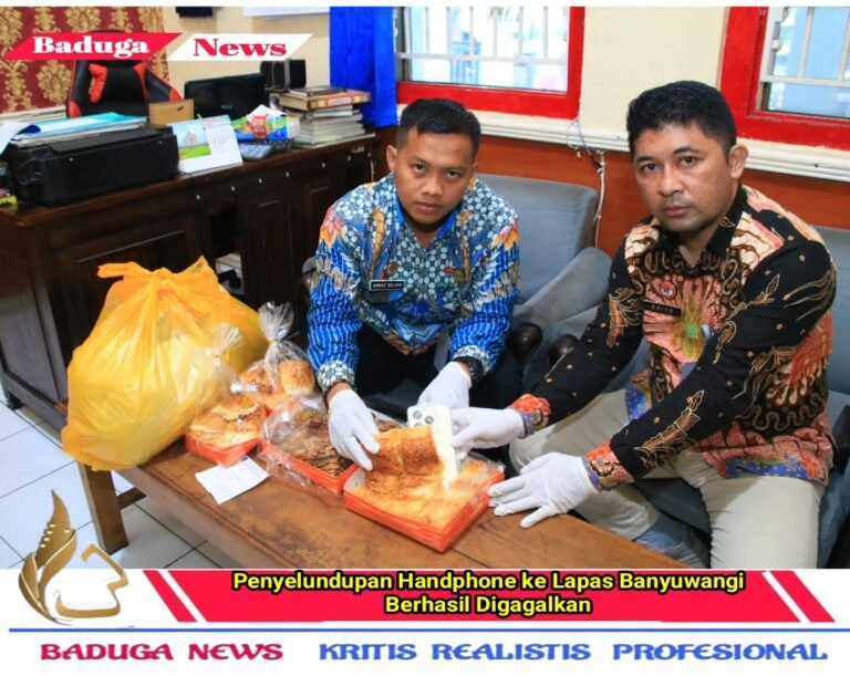 Diselipkan dalam Roti, Upaya Penyelundupan Handphone ke Lapas Banyuwangi Berhasil Digagalkan