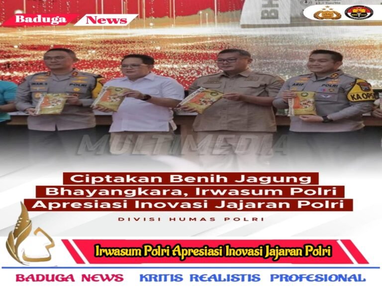 Irwasum Apresiasi Inovasi Jajaran Ciptakan Benih Jagung Bhayangkara