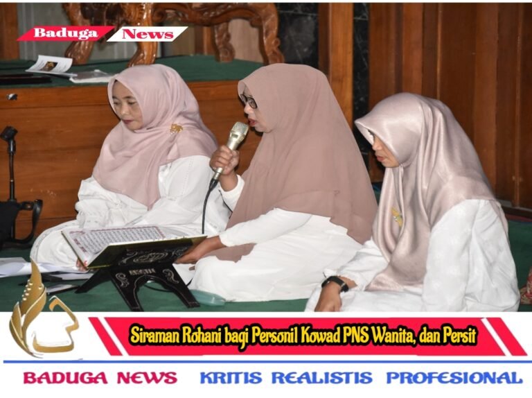 Siraman Rohani bagi Personil Kowad PNS Wanita, dan Persit