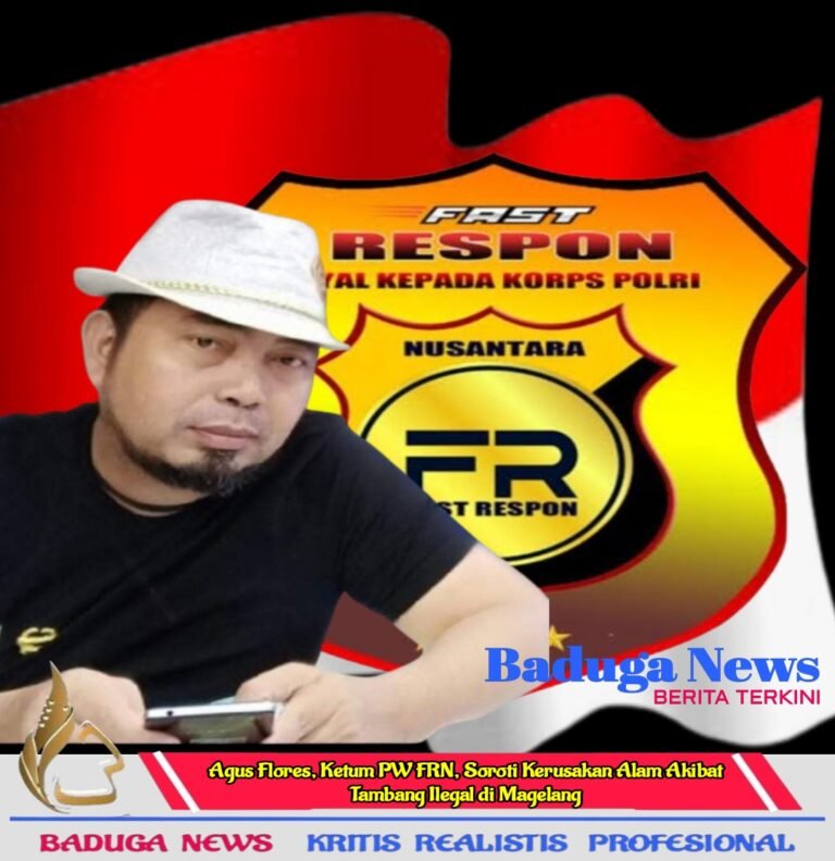 Agus Flores, Ketum PW FRN, Soroti Kerusakan Alam Akibat Tambang Ilegal di Magelang