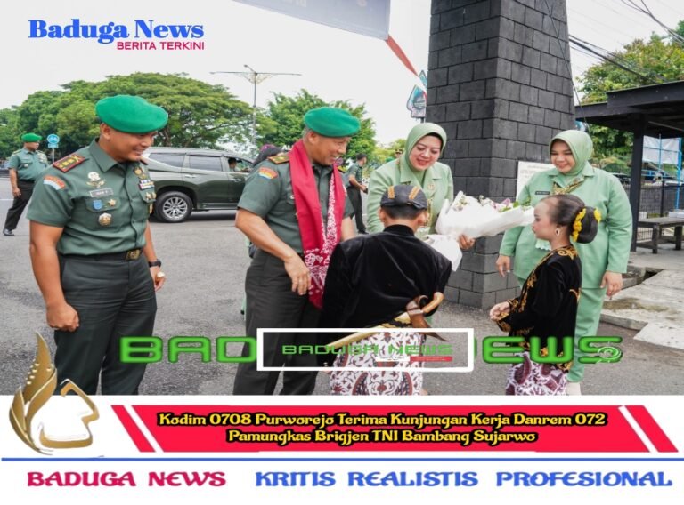 Kodim 0708 Purworejo Terima K mmunjungan Kerja Danrem 072 Pamungkas Brigjen TNI Bambang Sujarwo