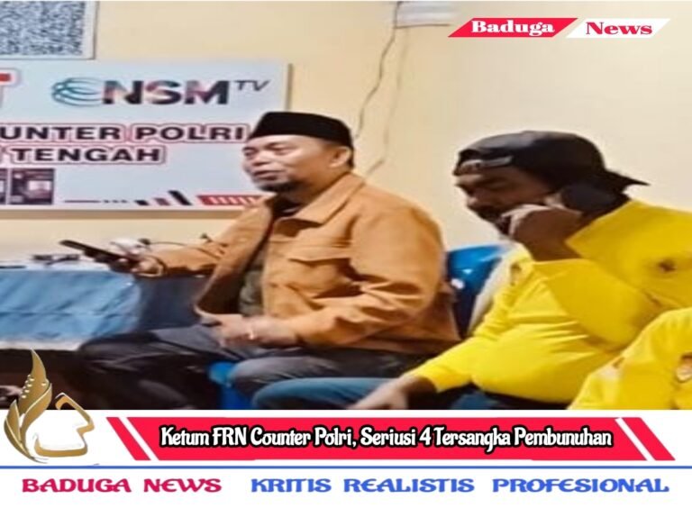 4 Tersangka Oknum Polda Sulteng, lakukan Pembunuhan, Diseriusi Ketum FRN Counter Polri
