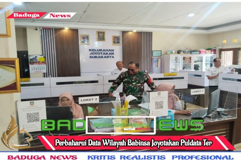 Perbaharui Data Wilayah Babinsa Joyotakan Puldata Ter