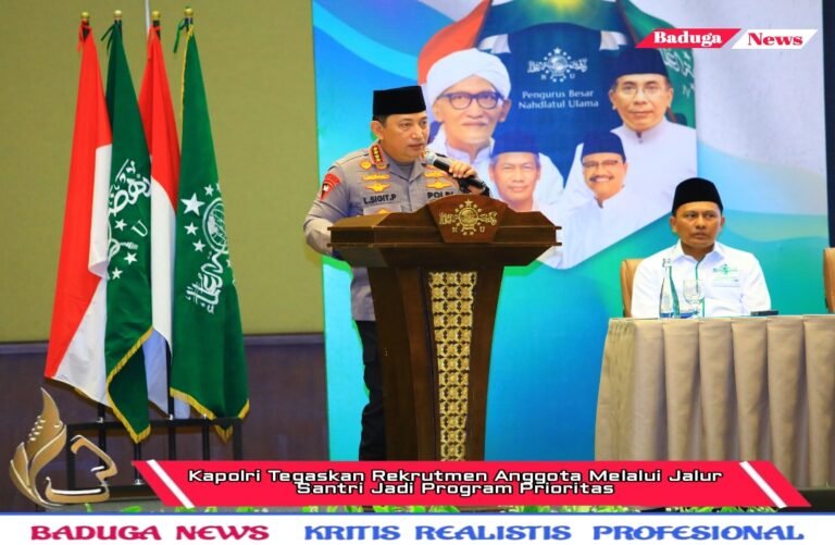 Kapolri Tegaskan Rekrutmen Anggota Melalui Jalur Santri Jadi Program Prioritas