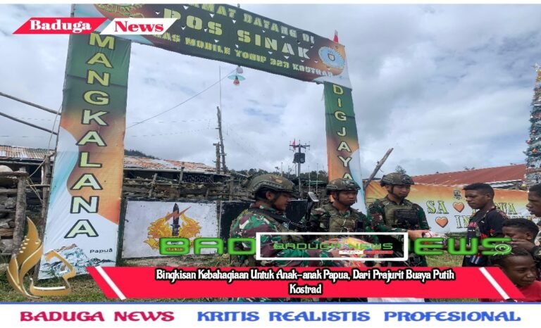 Bingkisan Kebahagiaan Untuk Anak-anak Papua, Dari Prajurit Buaya Putih Kostrad