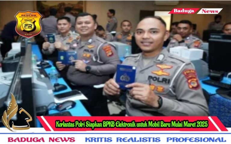 Korlantas Polri Siapkan BPKB Elektronik untuk Mobil Baru Mulai Maret 2025