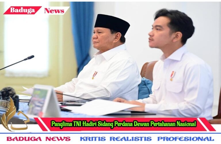 Panglima TNI Hadiri Sidang Perdana Dewan Pertahanan Nasional