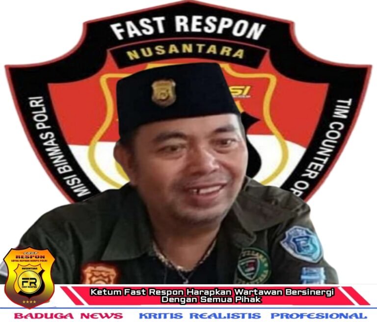 Ketum Fast Respon Harapkan Wartawan Bersinergi dengan Semua Pihak