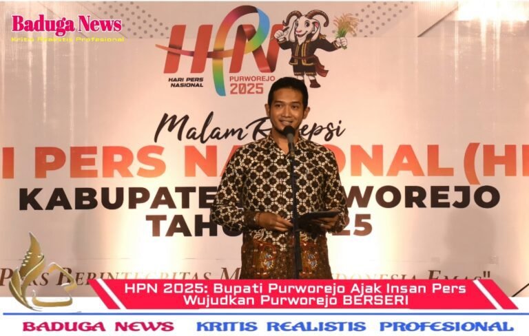 HPN 2025: Bupati Purworejo Ajak Insan Pers Wujudkan Purworejo BERSERI