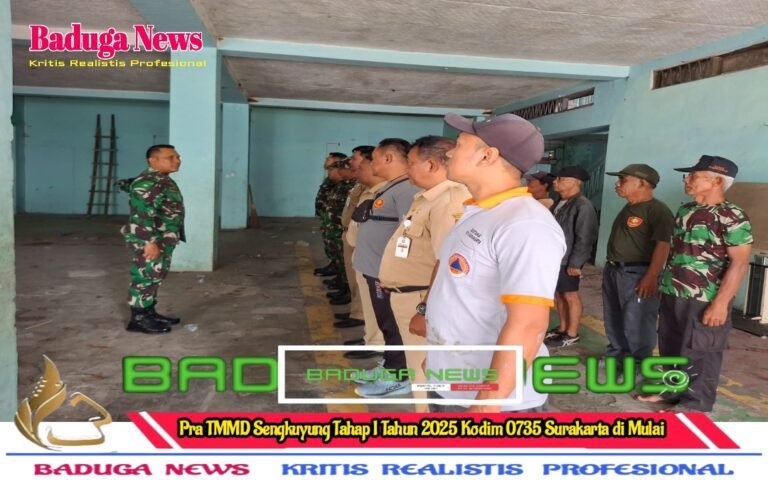 Pra TMMD Sengkuyung Tahap I Tahun 2025 Kodim 0735 Surakarta Dimulai