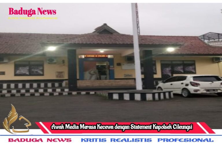 Awak Media Merasa Kecewa dengan Statement Kapolsek Cileungsi