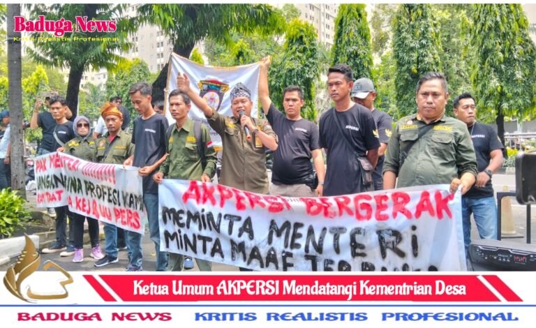 Ketua Umum AKPERSI Mendatangi Kementrian Desa Terkait Permintaan Maaf Pak Menteri Secara Terbuka