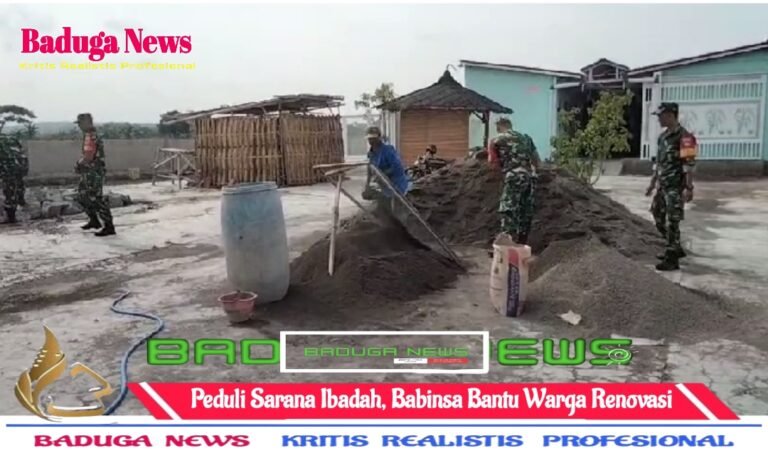 Peduli Sarana Ibadah, Babinsa Bantu Warga Renovasi