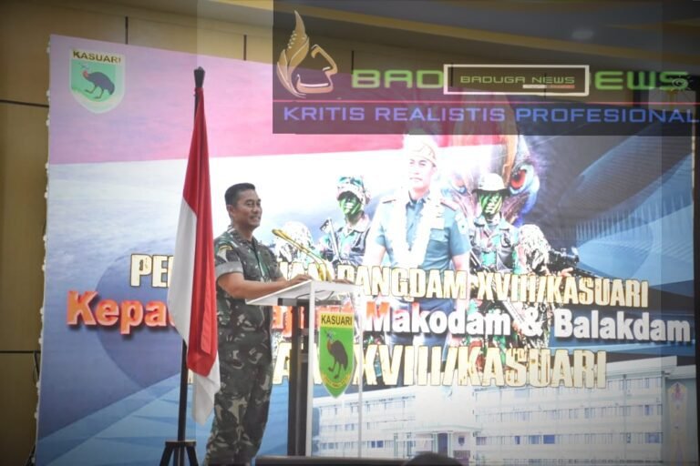 Beri Pengarahan Kepada Prajuritnya, Pangdam Kasuari Ajak Satukan Visi dan Misi Demi Kemajuan Kodam Hingga Kemaslahatan Masyarakat Papua Barat