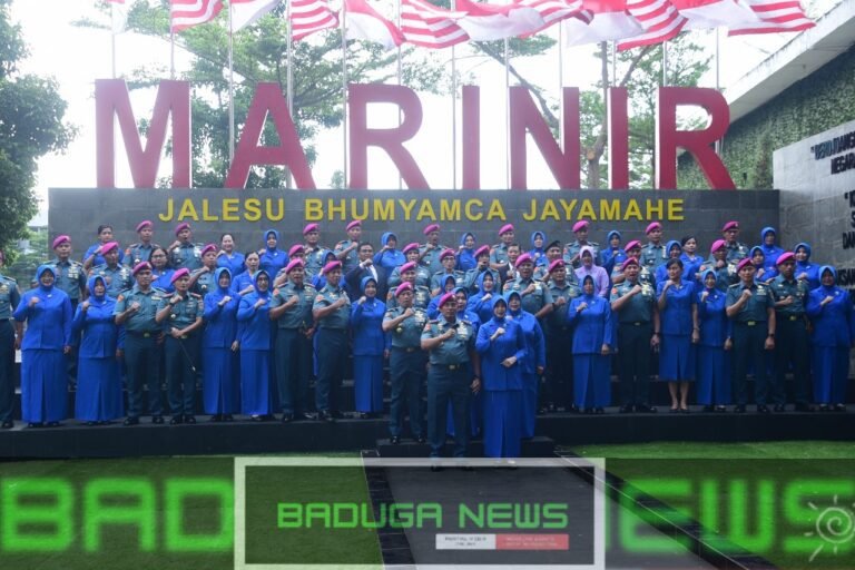 Danpasmar 1 Ikuti Laporan Korps Kenaikan Pangkat Kolonel Marinir di Mako Kormar