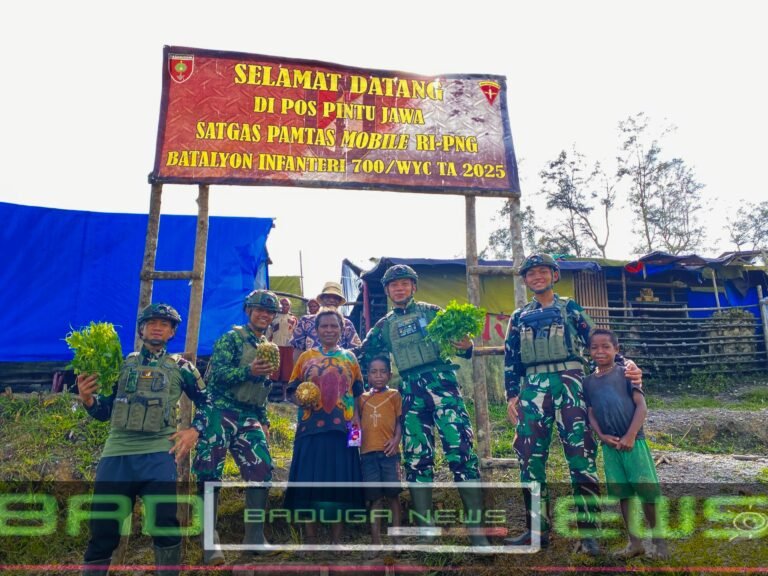 Panen Persaudaraan di Pintu Jawa, Satgas TNI dan Senyum dari Lembah Biondikime