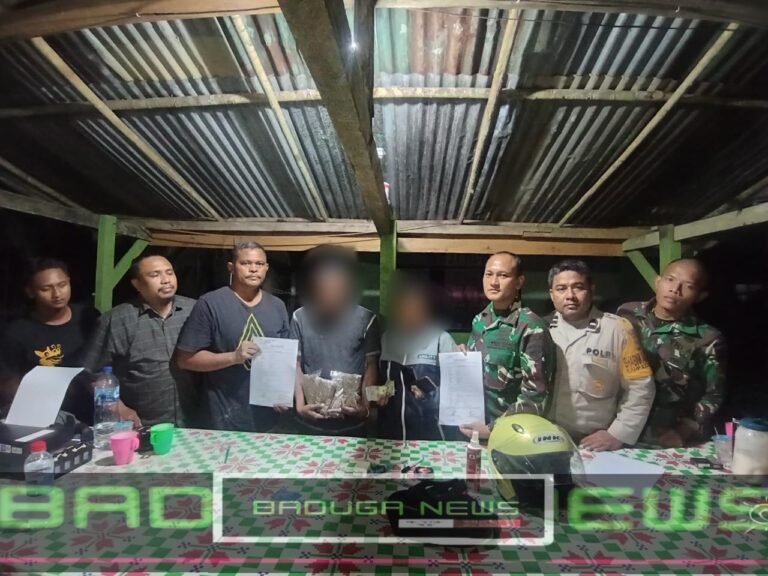 Putus Rantai Peredaran Narkoba, Satgas Yonif 131/Brajasakti Kembali Amankan Ganja di Perbatasan Papua