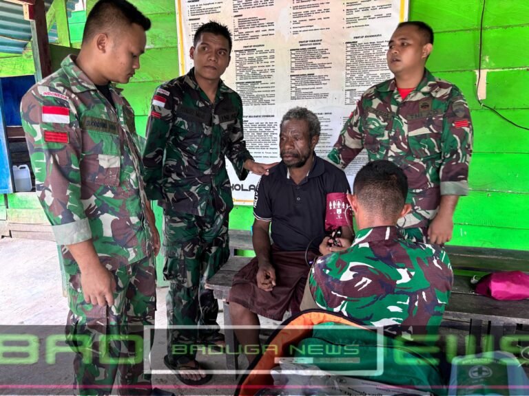 Aksi Heroik Satgas Yonif 131/Braja Sakti Gagalkan Upaya Bunuh Diri Warga di Jembatan Muara Tami Perbatasan Papua