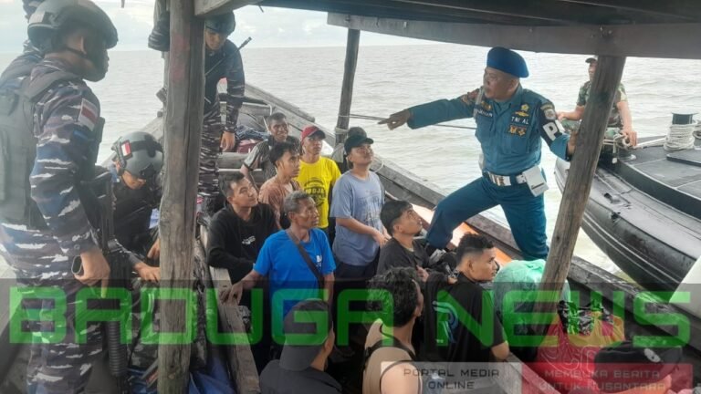 TNI AL Kembali Gagalkan Tindak Pidana di Laut, 42 Orang PMI Non Prosedural Berhasil Diamankan