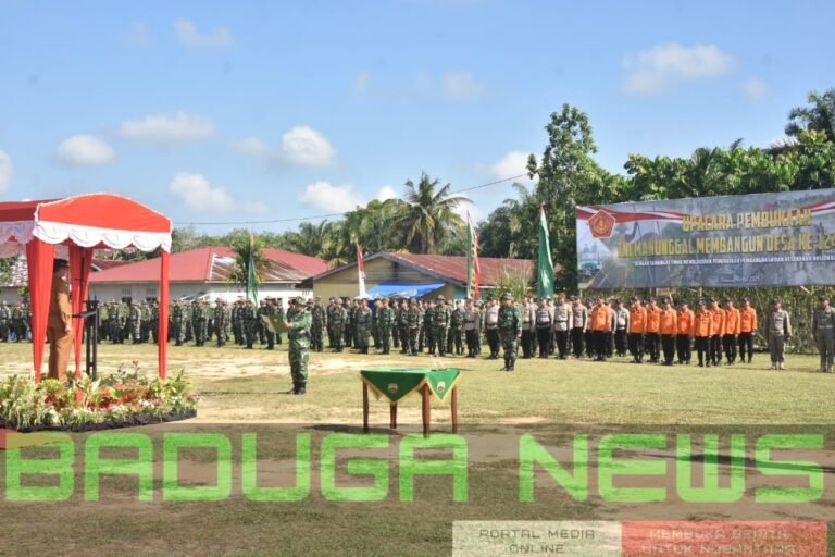 Pembukaan TMMD Ke-124 Kodim 0320/Dumai Gelar Upacara Untuk Mewujudkan Pemerataan Pembangunan dan Ketahanan Nasional di Wilayah